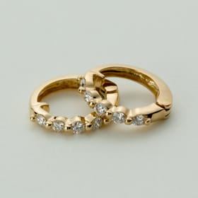 K18 ピアリング LE346 0.34ct
