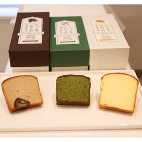 出雲のカステラ3種セット（チーズ・抹茶バター・マロン）