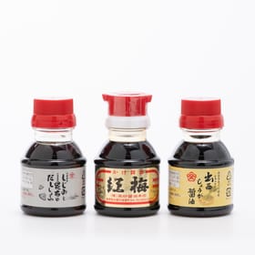 【お試し】出雲 老舗醤油屋のしょうゆ3本セット（再仕込みしょうゆ、しょうがしょうゆ、しじみと昆布のだししょうゆ）