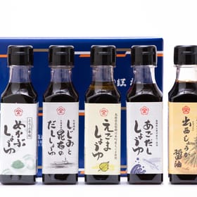 島根でとれる農水産物の素晴らしさを伝えたいと生まれた しょうゆセット