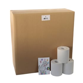 あんしんトイレットペーパーシングル５０ロール包装なし【障がい者支援の日用品】