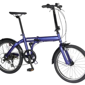 防災対応２０型ノンパンク６段変速折りたたみ自転車２０６Ⅲ　Mブルー