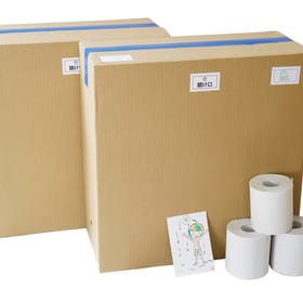 あんしんトイレットペーパーダブル１００ロール包装なし【障がい者支援】