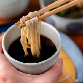 西わらび入り蕎麦 ＆ 山菜ミックスセット（小）【めいぶつチョイス限定】