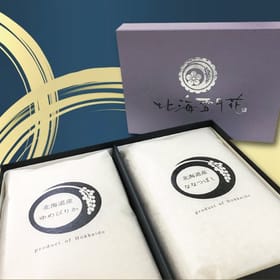 北海道米２種 御礼用ギフト 『 御礼米２種(2kg×２袋) 』