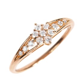K18PG  ダイヤ リング 0.2CT