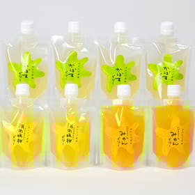 オレンジ農園の果実の飲むゼリーギフトセット（かぼす×4・みかん×2・季節の果実×2）