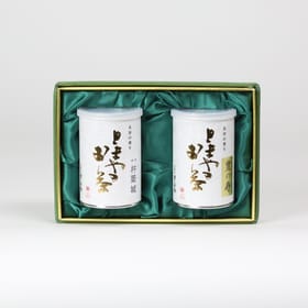 とまやのお茶 ２缶セット（煎茶 豊の寿、杵築城）