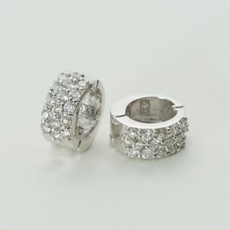 K18WG ピアリング LE358 0.64ct
