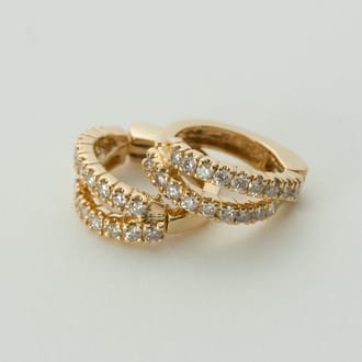 K18 ピアリング LE995 0.40ct