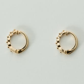K18 ピアリング LE346 0.34ct