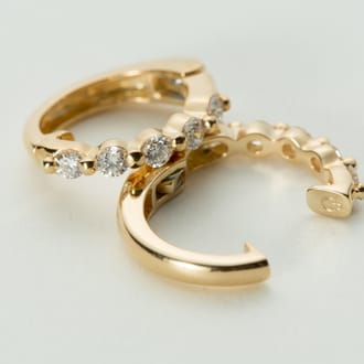 K18 ピアリング LE346 0.34ct
