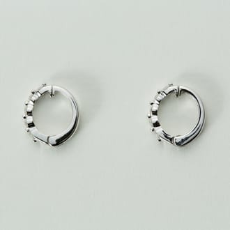 K18WG ピアリング LE346 0.34ct