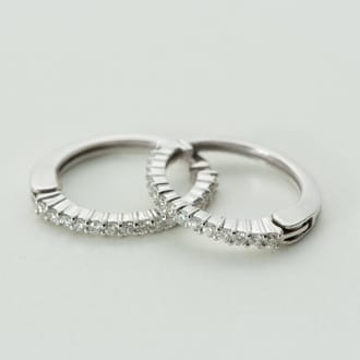 K18WG ピアリング E4670 0.20ct