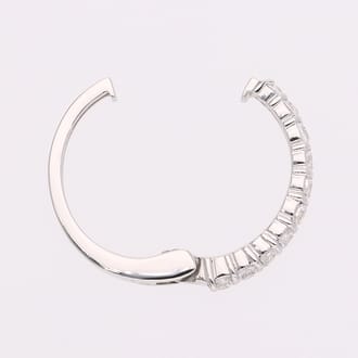 Pt900 ピアリング E4263 0.40ct