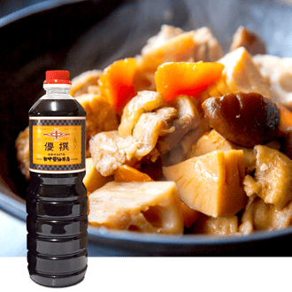 【九州・小倉・あまくち醤油】優撰（こいくち醤油）1.0Ｌ×6本セット