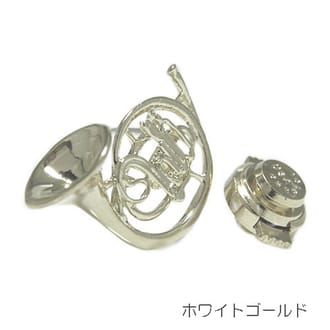 K18「ホルン」デザインラペルピン