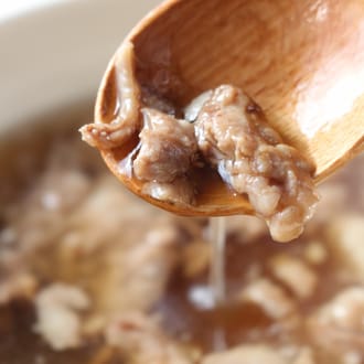 《お肉職人のとっておき》 近江牛骨まわり肉のスープ　200ｇ　【冷凍】