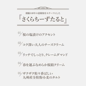 桜好きさんのためのさくらちーずたると18㎝