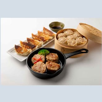 プレミアムポーク四元豚詰合せ　【餃子・焼売・ハンバーグ】