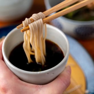 西わらび入り蕎麦 ＆ 山菜ミックスセット（大）【めいぶつチョイス限定】