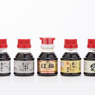 【お試し】出雲 老舗醤油屋のしょうゆ5本セット（再仕込みしょうゆ、しょうが、しじみと昆布、あごだし、ぽん酢）