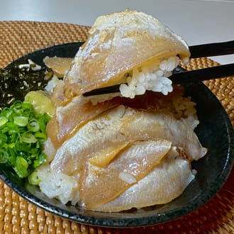 素材を活かした新鮮なノドグロ炙り漬け丼の具　どんぶり5食分　冷凍配送