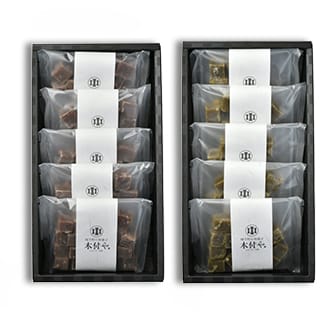 一口羊羹（小豆・抹茶）各5袋 計10袋セット