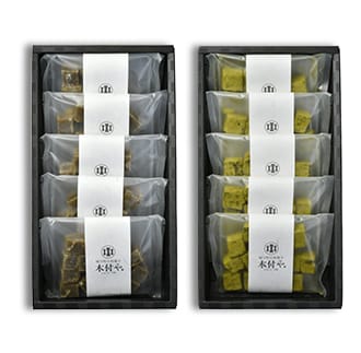 一口羊羹（抹茶・抹茶パウダー）各5袋 計10袋セット
