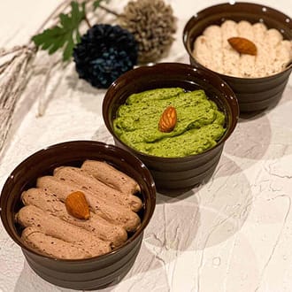 水羊羹（カカオクリーム、きなこクリーム、抹茶クリーム） 5個セット