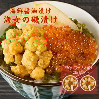 海女の磯漬け 250g×2箱セット
