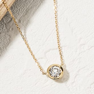 K18 シンプルダイヤモンドネックレス(0.3ct)
