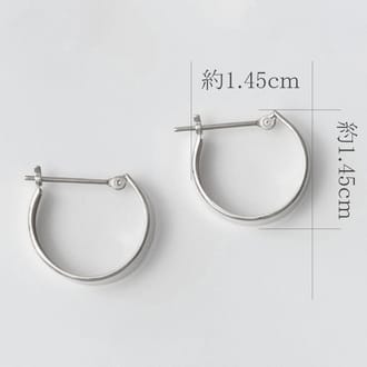 Pt900 シンプルデザインピアス