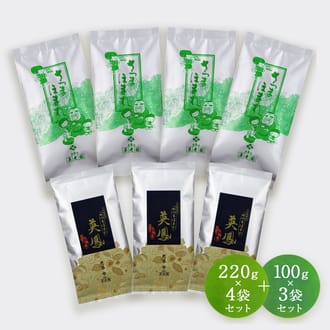 お茶の美老園　煎茶詰合わせ　2種