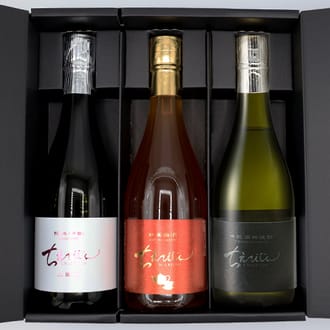 ちえびじん紅茶梅酒・ちえびじん純米吟醸酒・ちえびじん本格焼酎 各720ml×1本セット