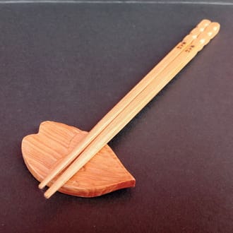 屋久杉　桜箸置き（5個セット）