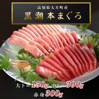 黒潮本まぐろ　赤身・中トロ・大トロ 計750ｇ