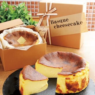 お菓子工房うふふのバスクチーズケーキ