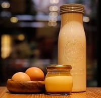 結鶴プリン 8個セット ( プレーン / ほうじ茶 / 抹茶 /日本酒  各2個ずつ)