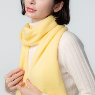 【UTO 岩手県北上市】天使のマフラー（150cm×30cm）/カラー25色/カシミヤ100%