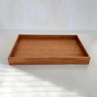 さくら深四角盆(大)