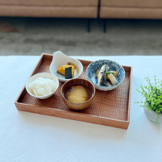 さくら深四角盆(大)