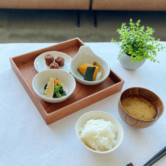 深さくら四角盆(正方形)