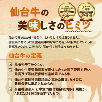 【仙台牛】ザブトン　焼き肉用　1000ｇ