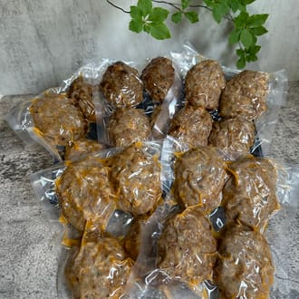 【自家製】仙台牛・国産牛入り手ごねハンバーグステーキ 85g×20個