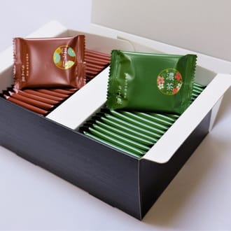 宇治のチョコレート【抹茶・ほうじ茶】40枚入り