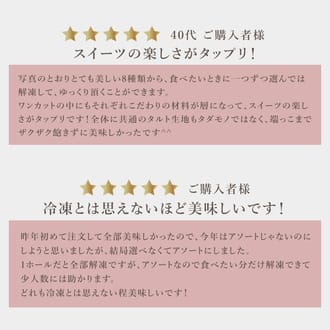 8種を楽しむ贅沢アソートスイーツ18㎝