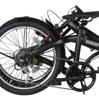 防災対応２０型ノンパンク６段変速折りたたみ自転車２０６Ⅲ　Mブラック