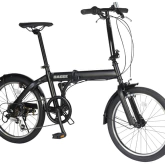 防災対応２０型ノンパンク６段変速折りたたみ自転車２０６Ⅲ　レッド／ブルー