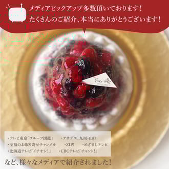 ブルーベリー&ラズベリーチーズタルト14㎝